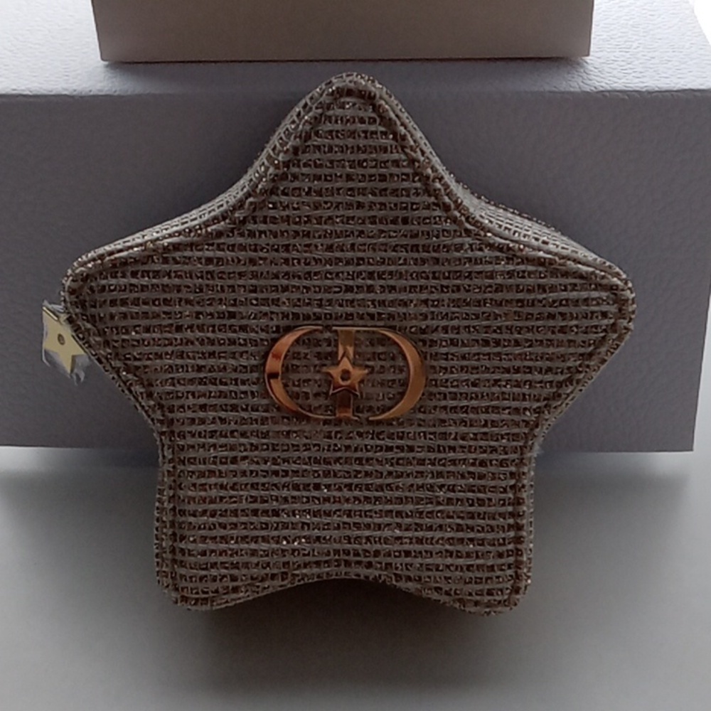 Dior Limited Star-Shaped Woven Coin Pouch